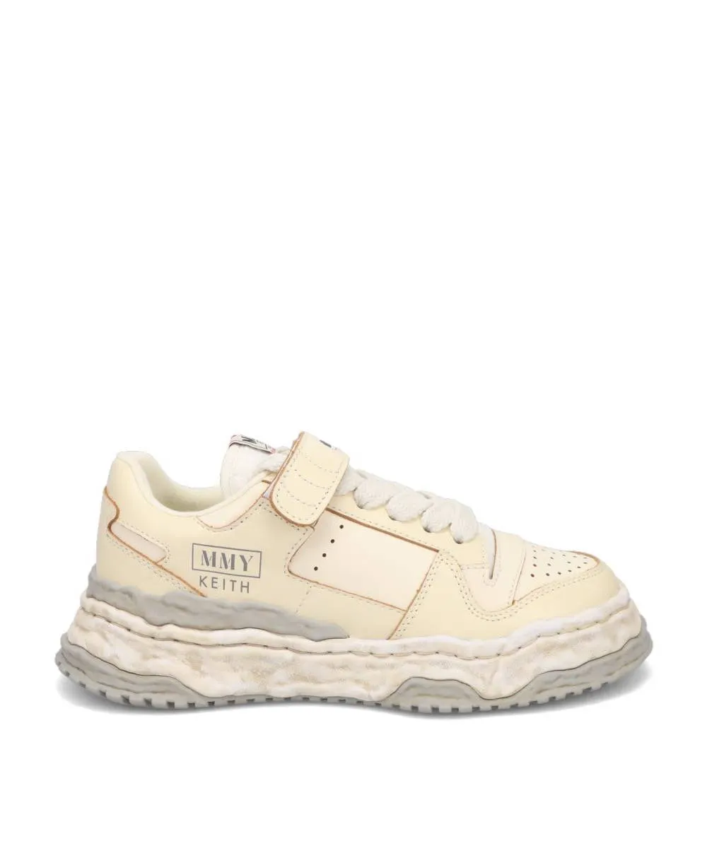 KEITH/ORIGINAL SOLE VINTAGE LEATHER LOW-TOP SNEAKER